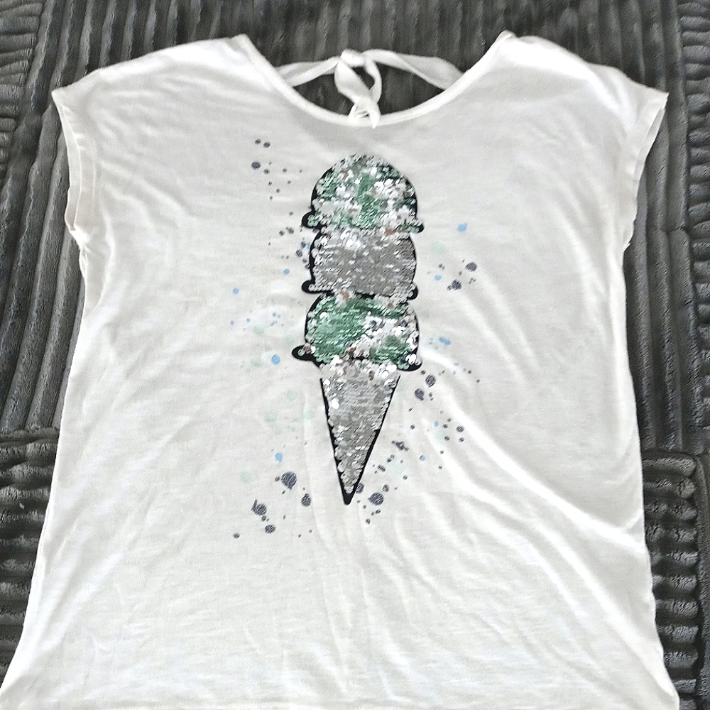 Girls Justice sequin flip size 18